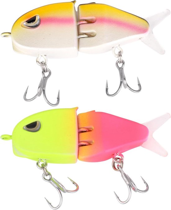 Allecta - Realistische Glide Swim Bait Set van 2 stuks voor Baars Roofvogelvissen van Merkloos