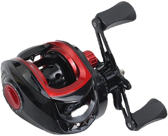 Allecto - - Baitcasting Reel - Lichtgewicht - Soepele werking - Voor zoutwater en zoetwater - Lange werpspoel - Duurzaam en betrouwbaar - Geschikt vo. van Merkloos