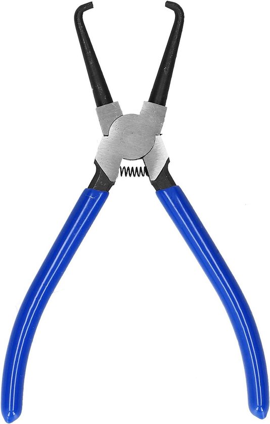 Allecto- Brandstofleidingtang - Koolstofstaal - Smalle ruimtes - Anti-roest - Tang - Automonteur - Geel - Geschikt voor alle auto's. van Merkloos