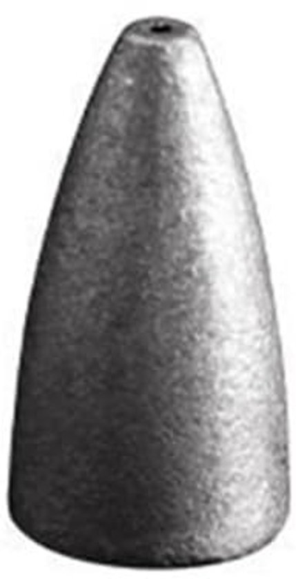 Allecto - - Bullet Fishing Weights - Vissen met haken of aas - 50 stuks - Hoogwaardig staal - Onderwater gewicht - Voor zoet en zoutwater van Merkloos