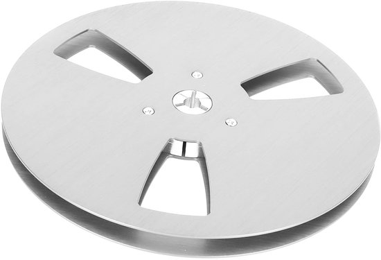Allecto - - Empty Tape Reel - 1/4 Inch - Aluminium - 7 Inch - Voor Open Reel Audio - Universeel - 3 Gaten van Merkloos