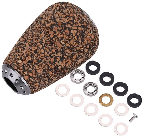 Allecto - Fishing Knob - Houten Knop - Ergonomisch en Duurzaam - Kleur C - Vervangonderdeel - Voor Baitcast en Daiwa - Geschikt voor Spinning van Merkloos