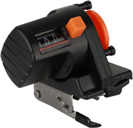 Allecto - Fishing Line Depth Finder - Tackle Length Gauge - Nauwkeurige meting - Zwart - Rollenteller - Voor vissers - Dieptemeter - Geschikt voor ... van Merkloos