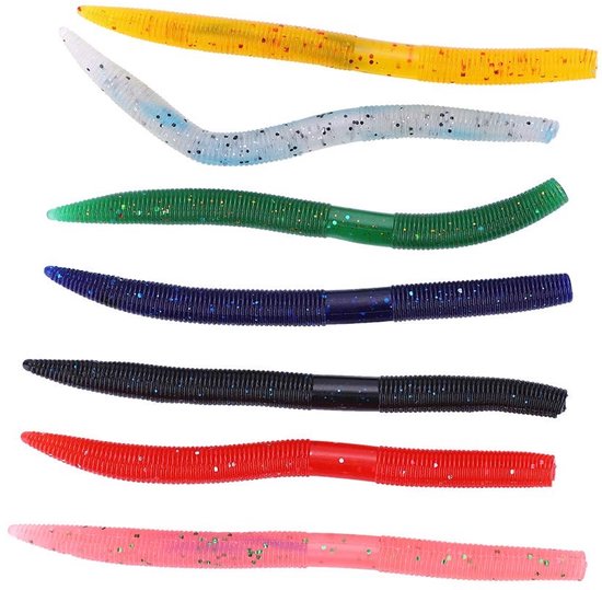 Allecto - Fishing Soft Lures Baits - Kunstmatige Silicone Baits - Effectieve roofdier aantrekkingskracht - Compact formaat - Levendige kleuren -