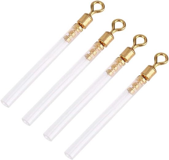 Allecto - Float Waggler Adapters - Vissen Swivels Met Buis - Accessoires - Vis Float - Zoutwater - Geschikt voor vissen - Blauw - Duurzaam en praktisch - Adapters voor dobbers en accessoires van Allecto
