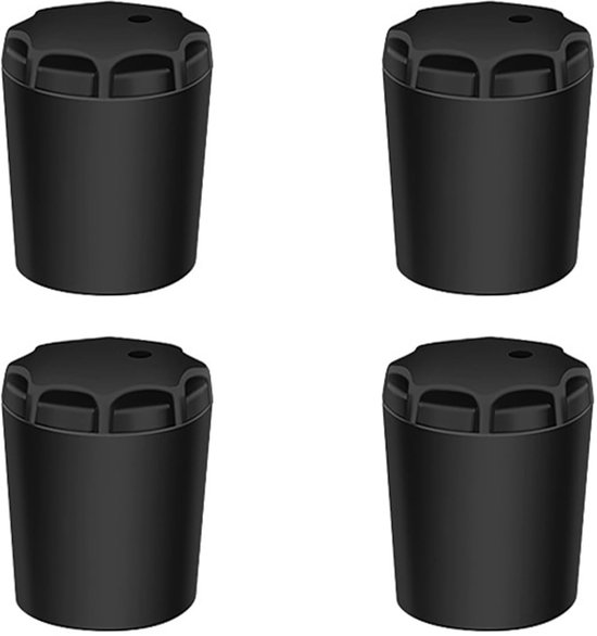 Allecto - Hengel Eindkap - Siliconen Hoes - Stevige Bevestiging - 4 Pack - Zitbeschermer - Geschikt voor Vissers - Universeel