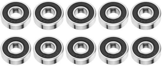 Allecto - Hoogwaardige Rubber Gesealde Kogellagers - 10 Stuks 6000-2RS - 10x26x8 mm - Geschikt voor diverse machines - Betrouwbare prestaties - Lan... van Merkloos