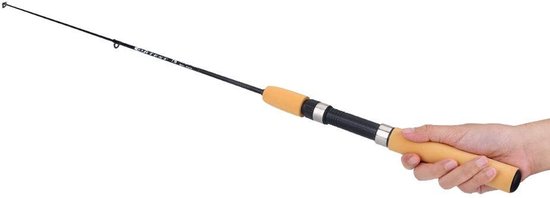 Allecto - Mini Fishing Rod - Carbon Fiber - Lichtgewicht en Duurzaam - Zwart - Pen Rod - Ideaal voor Recreatief Vissen - Geschikt voor Volwassenen