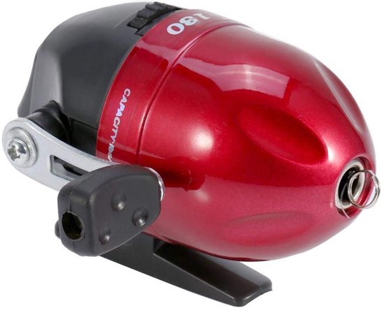 Allecto - Mini gesloten visreel - 2.6:1 gear ratio - Perfect voor vliegvissen - Robuust en gebruiksvriendelijk - Geschikt voor zoet en zout water van Merkloos