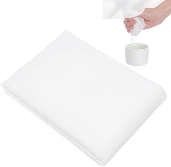 Allecto - Nylon Filterdoek - 100 x 200 cm - Fijn Filter Net - 0.1mm Dikte - Geschikt voor Schilderen - Woven Net - Ideaal voor Thuisbrouwen van Merkloos