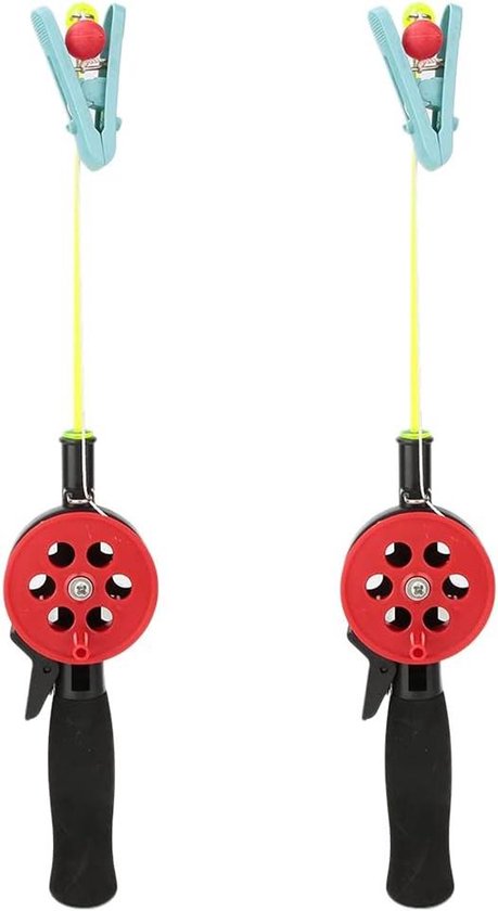 Allecto Plus - 2-delige vishengelset voor kinderen en ijsvissen - Draagbaar en compact met krabbenhengel - 13.3 inch