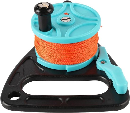 Allecto plus - Duikhandvat Reel Lijnhaspel 150ft voor Diep Duiken - Accessoires voor Wrakonderzoek en Grotduiken