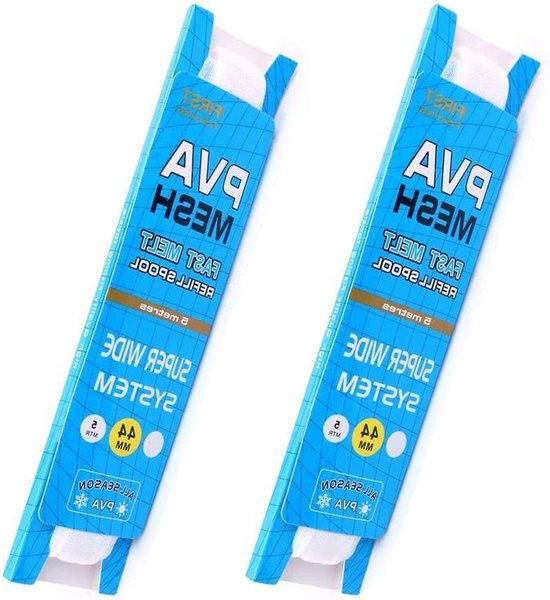 Allecto plus - Snel oplosbaar PVA-net voor vissen - Navulverpakking - 5 meter lang - Breedte 44 mm van Allecto Plus