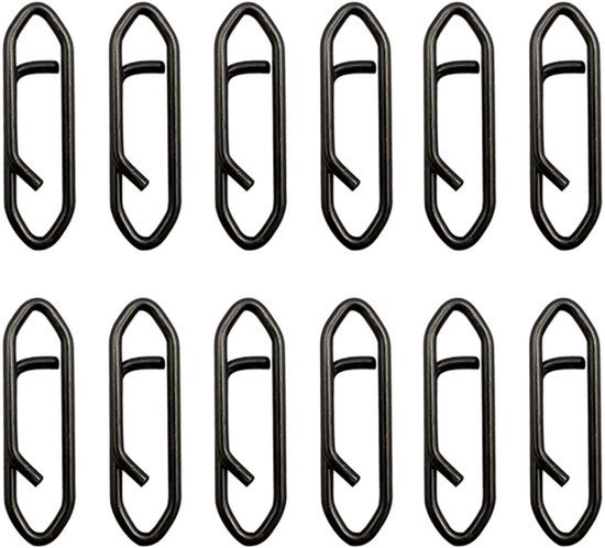Allecto - Seiwei 50Pcs Roestvrij Stalen Vissnapclips - Snelle