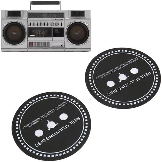 Allecto Siliconen Reel Instelschijf - Nab Adapter Spacer - Zwart