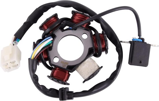 Allecto - Spoel Magneto - Vervanging voor GY6 50cc 70cc 90cc 110cc 125cc - Duurzaam - Hoog vermogen - Geschikt voor Quad en Pocket Bike