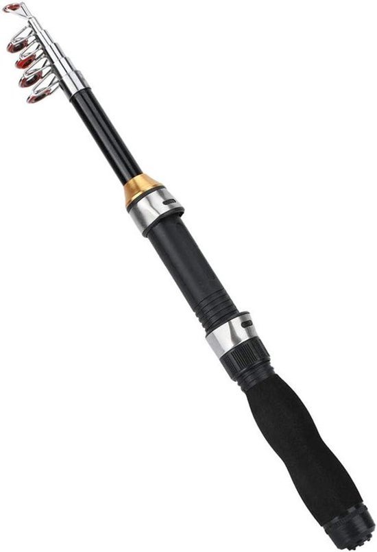 Allecto- Telescopische hengel - Vissen - Draagbaar - Mini - Hengels - Zeevissen Pole - Telescopisch - Buitenshuis - 28049-100 - Geschikt voor - Blauw Kleine hengels Zeevissen Pole Mini telescopische hengel 28049-100 voor buitenshuis vissen (1.2m)