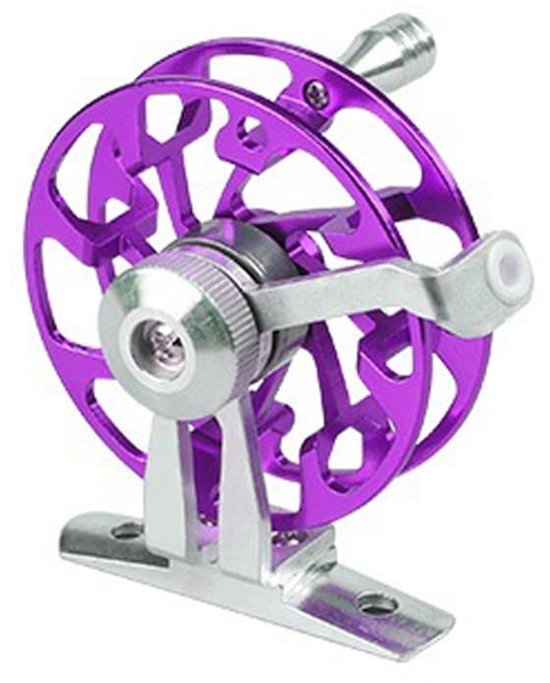 Allecto - Vis reel - Vissen - Roestvrij staal - Gladde werking - Zoutwater - Zoetwater - Krachtig - Blauw - Model A van Merkloos