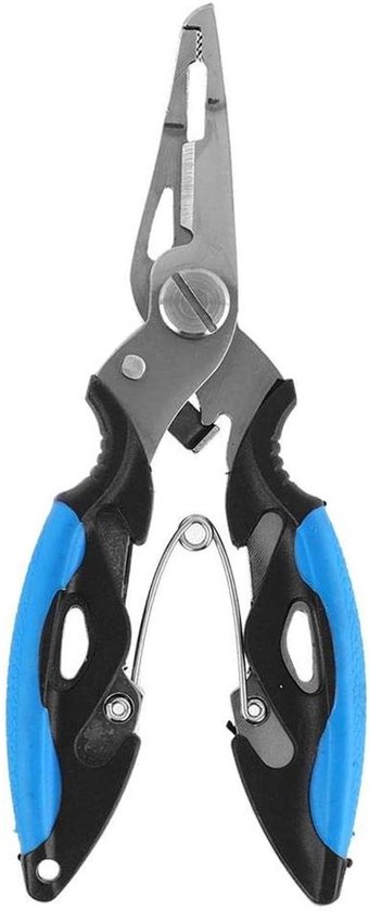 Allecto Visgereedschap - Vistang - Multitool - Schaar - RVS - Vissen - Rood - Krimper - Snijhaak - Verwijderaar - Geschikt voor Vissen - Klein formaat. van Allecto
