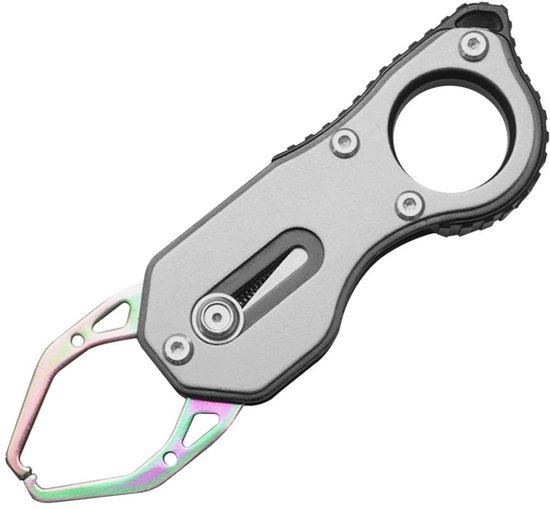 Allecto - Visgrijper - Draagbaar - Antislip - Handvat - Veilig - Vissen - MiOYOOW - Elastomeer - Geschikt voor - Zwart van Merkloos