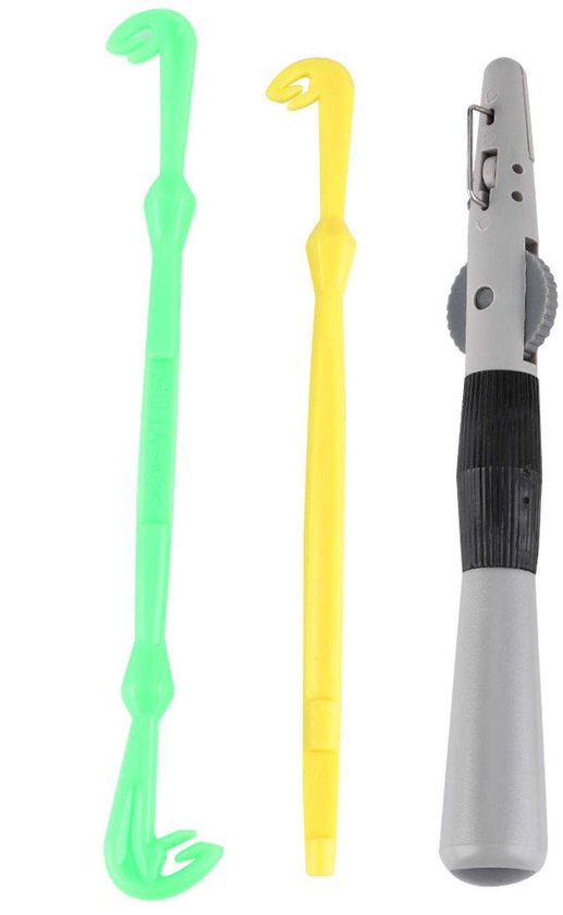 Allecto - Vishaak Tier Lijn - Knoop Tool - Handmatig en Roestvrijstalen - Outdoor Vissen - Perfect voor Avontuur - Voor de Gepassioneerde Visser van Merkloos