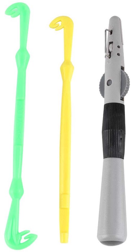 Allecto - Visknoop Bindgereedschap Set - Visknopen - Enkel & Dubbel Haak - Snelbindgereedschap - Vislus Bindgereedschap - Handmatig - Geschikt voor... van Merkloos