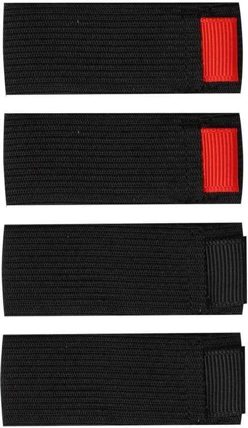 Allecto - Vislijnhaspelbeschermer - Slijtvast - Zwart/Rood - Veiligheidslijn - Tangling vermijden - Viskleur - Accessoires voor visuitrusting van Merkloos