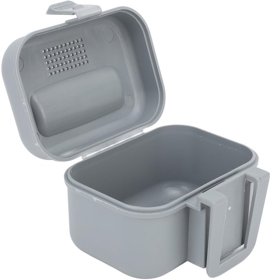 Allecto - Vissen Live Aas Box - Waterdichte Aashouder - Hittebestendige Container - Grijs - 38x38 cm - Ideaal voor Levende Aas - Perfect voor Henge..