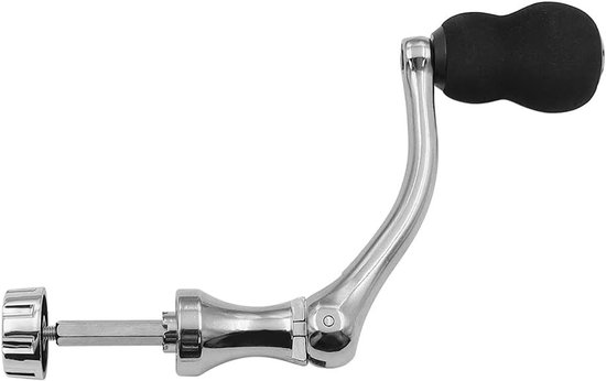 Allecto - Vissersmolen Handvat - Spinning Reel Greep - Duurzaam Metaal - Medium Formaat - Vervangende Onderdelen - Geschikt voor 6000 Series - Zwart van Merkloos