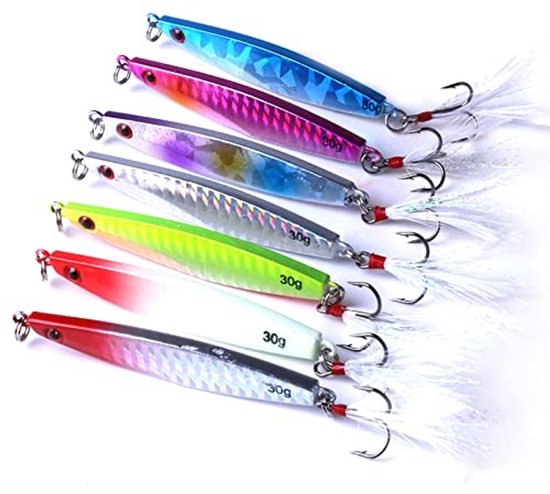 Allecto - Vissersset - Spinner Harde Aas - Geschikt voor Forel en Zalm - 7-delige set - Inclusief diverse lures - Hoogwaardige kwaliteit - Handig v...
