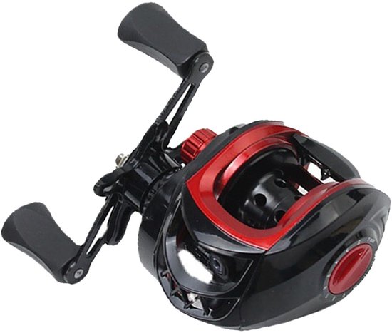 Allecto - Werpmolen - Visuitrusting - Anti-explosie - Metaal - Lange afstand - Lichtgewicht - Zoutwater - Zoetwater - Visserij - Zwart van Merkloos