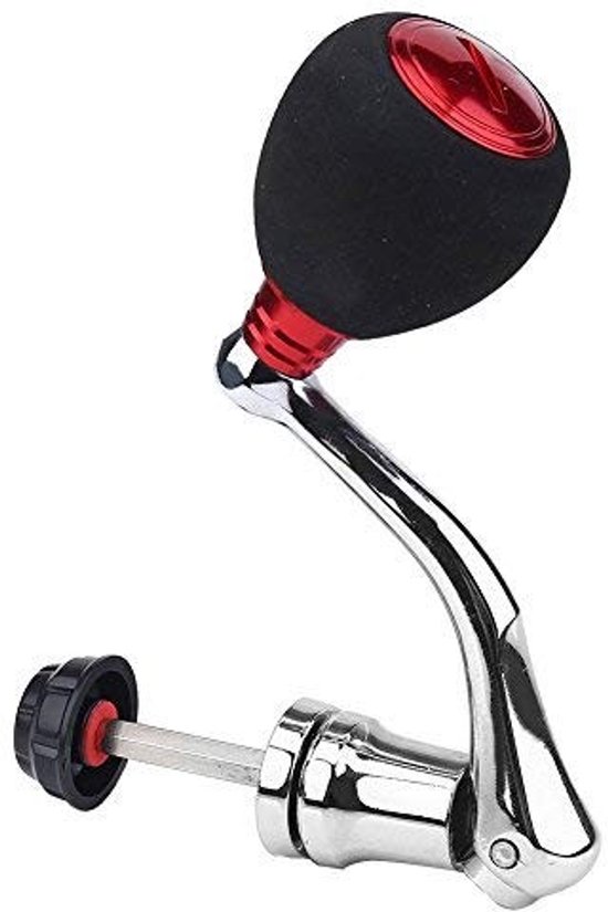 Allecto - Wheel Replacement - Metaal - Duurzaam en lichtgewicht - Rood 4000 5000 6000 - Grip voor spinning reels - Geschikt voor vissers van Merkloos