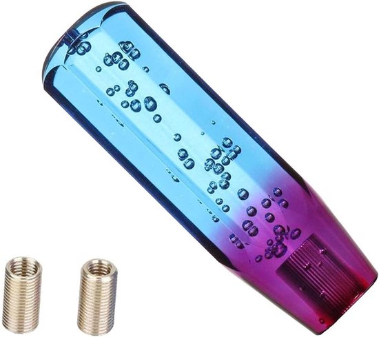 Allecto - Wolf 15cm Diamant Gear Shift Knop - Blauw/Paarse Styling Accessoire