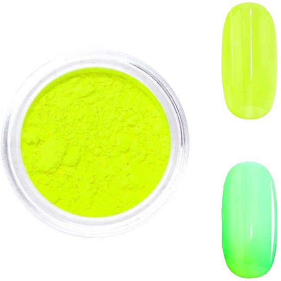 Allepaznokcie Serie - Neon Pigment Poeder - 0,6g - UV Reactief van Merkloos