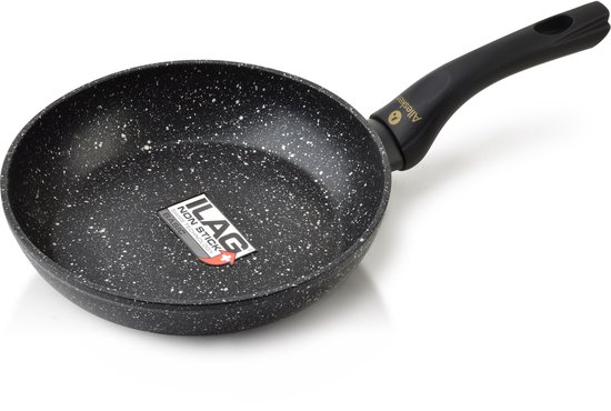 Allesken Parsley Serie - Pan - 20 cm - Ergonomische Soft Touch Handgreep - ILAG BASIC Anti-aanbaklaag van Merkloos