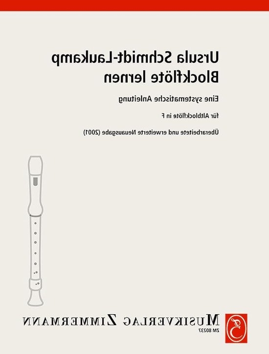 Altblokfluit Lesboek - Blokfluit Methode - Muziek Leren - Systematische Instructie - 80 Pagina's - Niet gespecificeerd van Merkloos