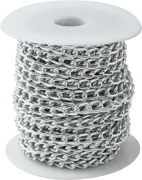 Aluminium Beschermkettingen van 10 Meter met Gedraaide Schakelringen voor Sieraden en Kettingen Maken