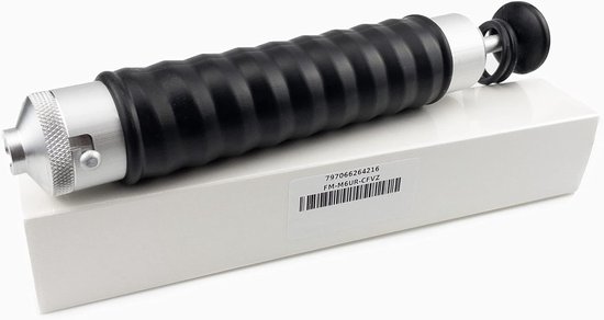 Aluminium Injector - Plastisol Injector - Vissen Lokaas Maken - Lekvrije Afdichting - 120 ml - Zwart