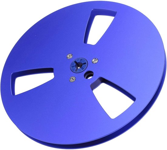 Aluminium NAB-flenzen met 3 gaten voor 7 inch geluidstape, lichtgewicht buighaspel voor opname, duurzame constructie en ideale tapeoplossing