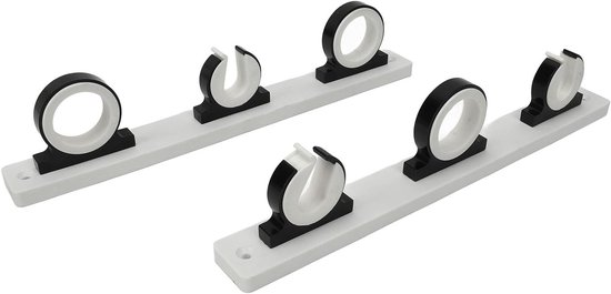 Aluminium Rod Holder voor Schepen en Vrachtwagens, Wand- en Plafondmontage, Bescherming tegen Schade en Draaien