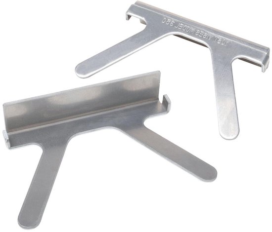 Aluminium Vise Kaken - Beschermkappen Vise - Werkstuk Beschermen - Magnetische Bevestiging - 10.2 x 6.4 x 16.5 cm - Zilver