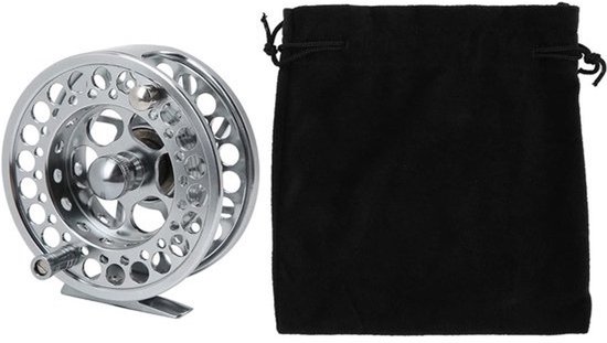Aluminium vliegvis reel voor zoutwater - Verstelbare click- en pawl-reel