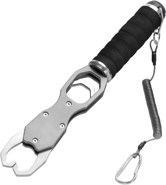 Aluminum alloy hook bite alarm, fish controller, suitable for fishing gear (grey) van Merkloos