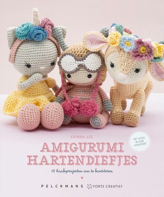Amigurumi Haakpatronen: 15 Schattige Knuffeldieren om te Haken van Merkloos