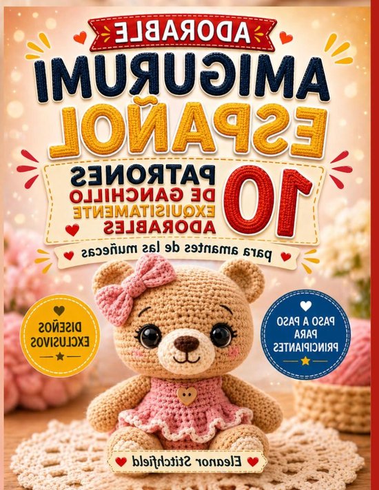Amigurumi Haakpatronen - Gehaakte Poppen Boek - Creatief Haken - 10 Exclusieve Patronen - 80 Pagina's - Meerdere Kleuren