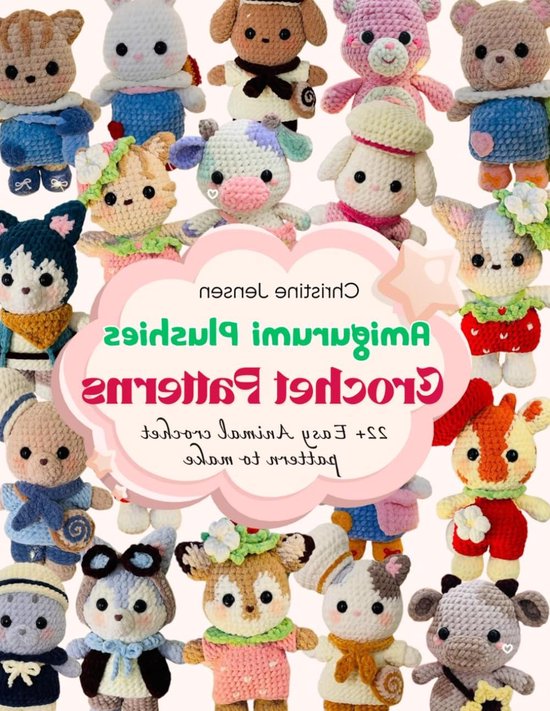 Amigurumi Haakpatronen - Plushie Patronen - Dieren Haken - 22+ Patronen - 72 Pagina's van Merkloos
