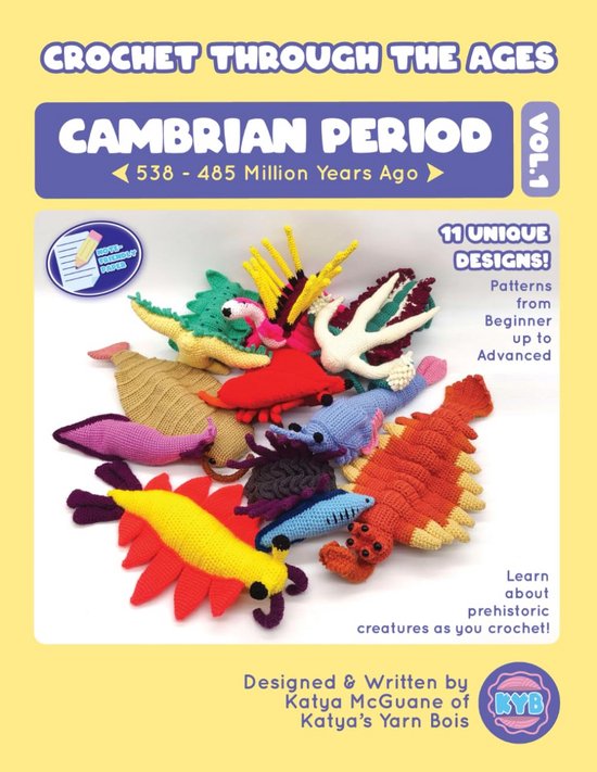 Amigurumi Haakpatronen: Prehistorische Zeedieren uit het Cambrium Tijdperk - Economie Editie
