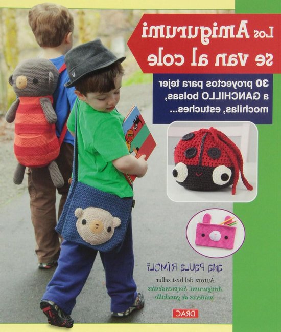 Amigurumi Projecten Boek - Haakpatronen Tassen - Accessoires Haken - 30 Originele Ontwerpen - 21 x 25 cm - Multicolor van Merkloos