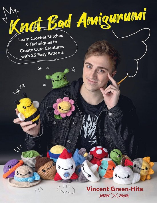 Amigurumi Voor Beginners: Leer Haaksteken en Technieken met 25 Eenvoudige Patronen van Merkloos