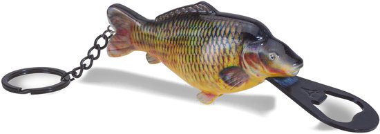 Anaconda Beauty Common Carp Flesopener Sleutelhanger - Vis Accessoire van Merkloos